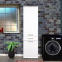 Hanah Home Armario Multiusos Blanco con Estantes y Cajón Adr-621-Pp-1